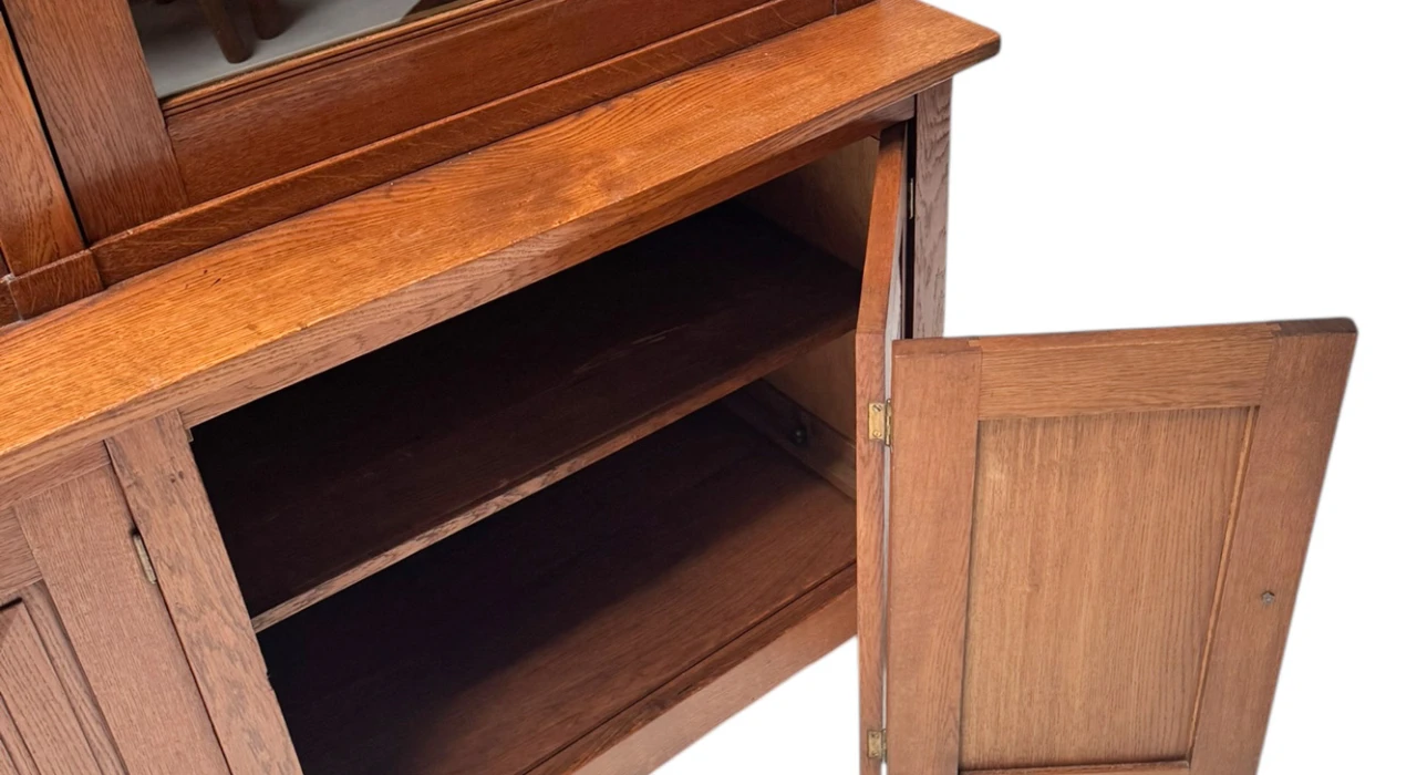 Arts & Crafts Library Bookcase by Willem Penaat for De Woning Amsterdam, 1904